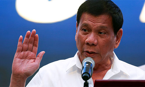 El presidente filipino, Rodrigo Duterte Duterte retira a Filipinas de la Corte Penal Internacional
